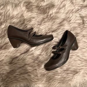 Dansko Babette Mary Jane Brown Shoes Sz 9